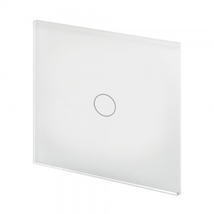 Crystal PG 1 Gang Touch Light Switch White
